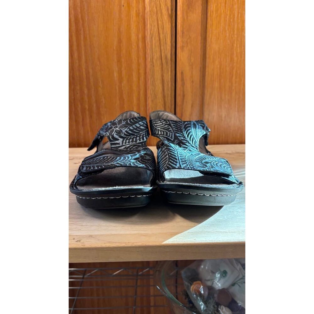 Alegria Camille comfort arch support leather Sandals shoes - Picture 7 of 11